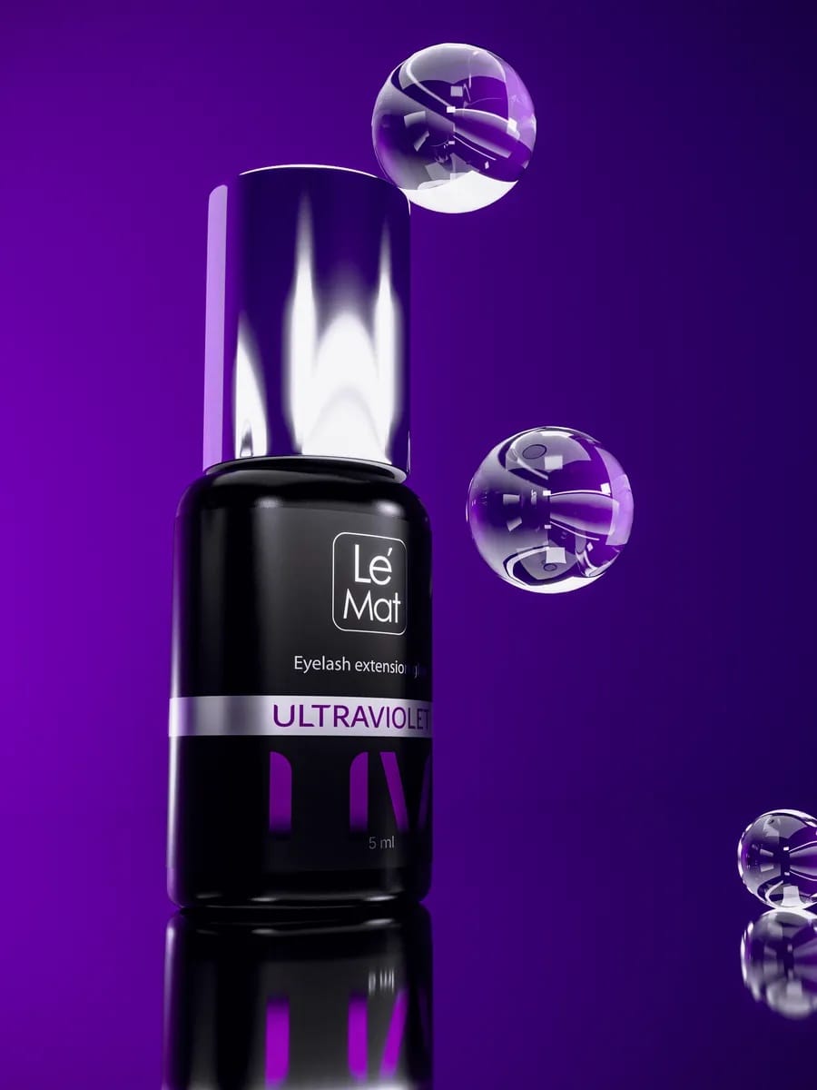 Le Maitre UV. 0.5-1 sec. Eyelash Extension Glue 5ml image 3