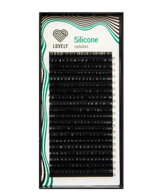 LOVELY Eyelashes black Silicone - 20 lines Mix image 0