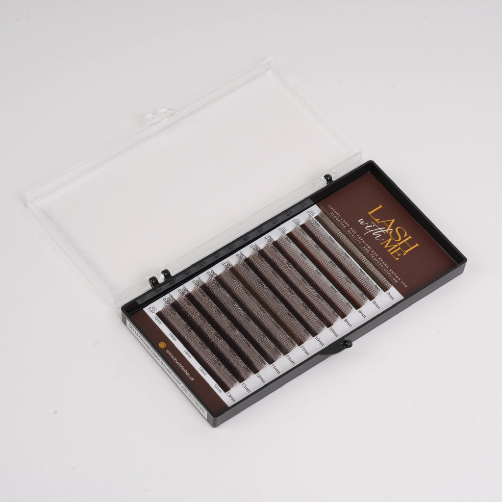Lash With Me - Pre-made eyelash narrow "U", Brown