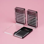 Lash With Me - Mini Pre-made “U”  Black Individual
