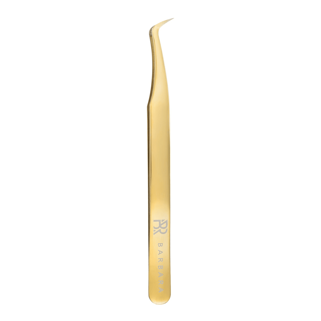 Ultra-fine Tweezers Barbara Series Gold Touch, Type "Hook" image 0