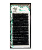 LOVELY Eyelashes black Silicone - 20 lines Mix image