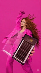 Lash With Me - Pre-made eyelash narrow "U", Brown