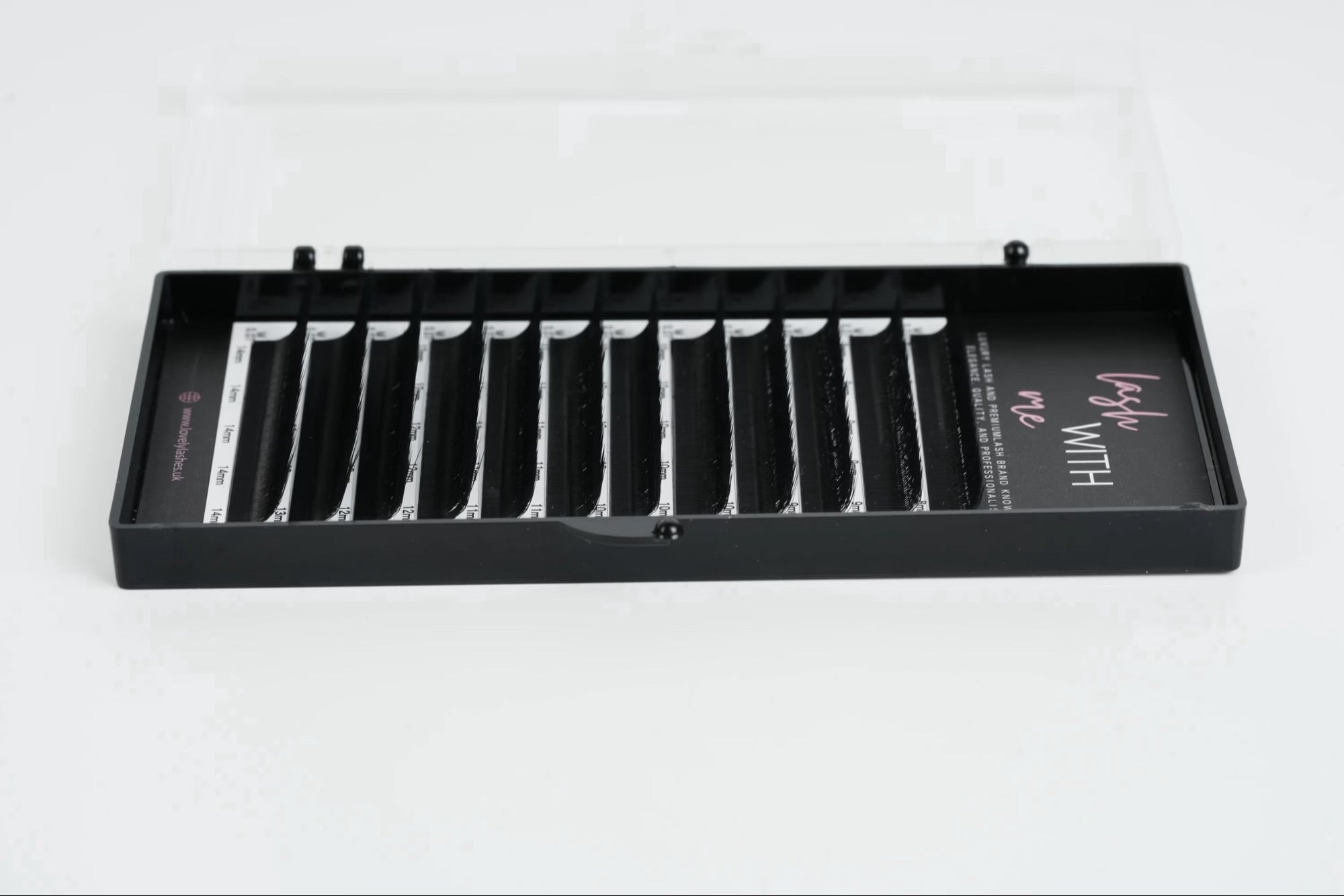 Lash With Me - Pre-made eyelash “Narrow” &  "U”  Black