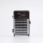 Lash With Me - Mini Pre-made “U”  Black Individual