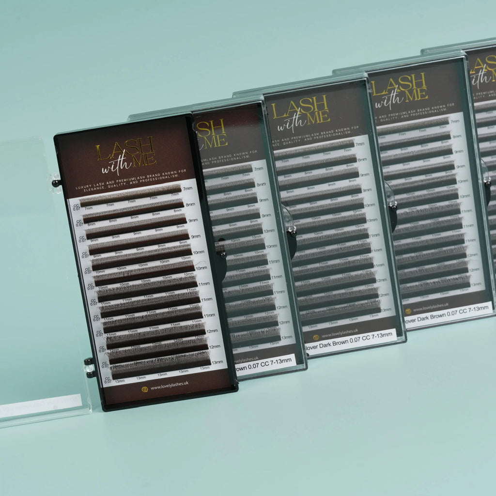 Lash With Me - Pre-made eyelash narrow "U", Brown