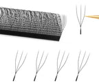 Lash With Me - Pre-made eyelash “Narrow” &  "U”  Black