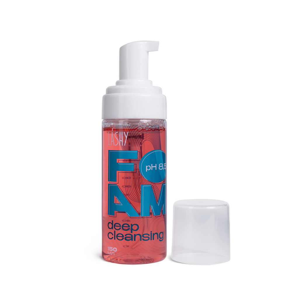 LASHY "DEEP CLEANSING foam" with wheat proteins, 150 ml