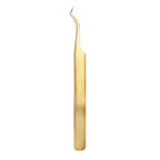 Barbara Gold Touch Double Bend Ultra-Precision Tweezers