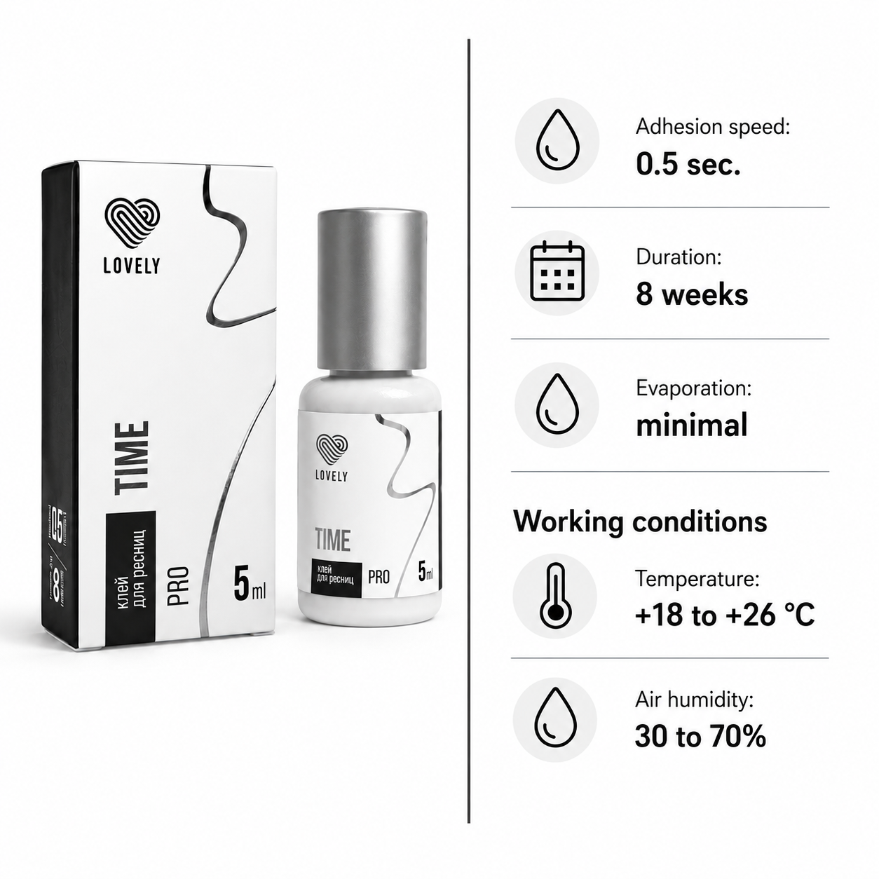 Lovely Glue Time 5 ml 0.5sec