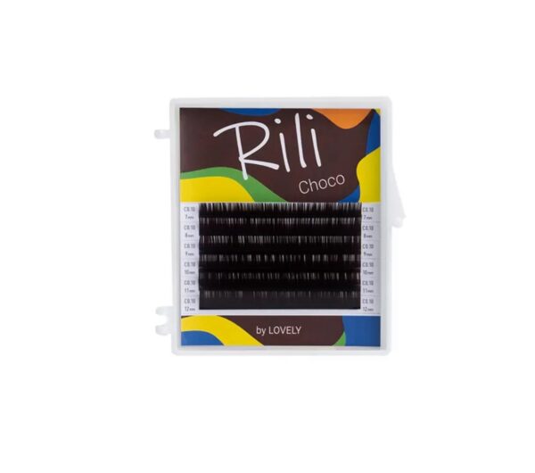 Rili Eyelashes dark brown Choco - 6 lines - MIX