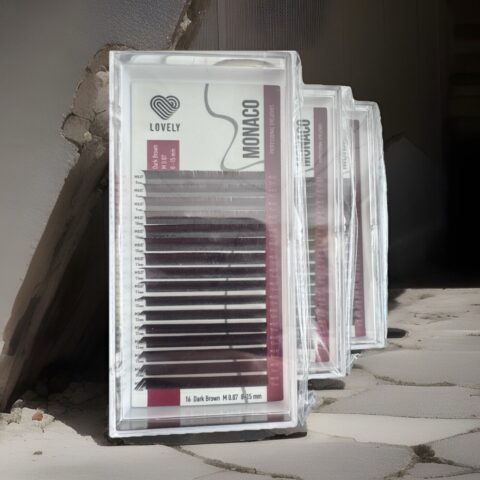 LOVELY Eyelashes Monaco , chocolate - 20 lines