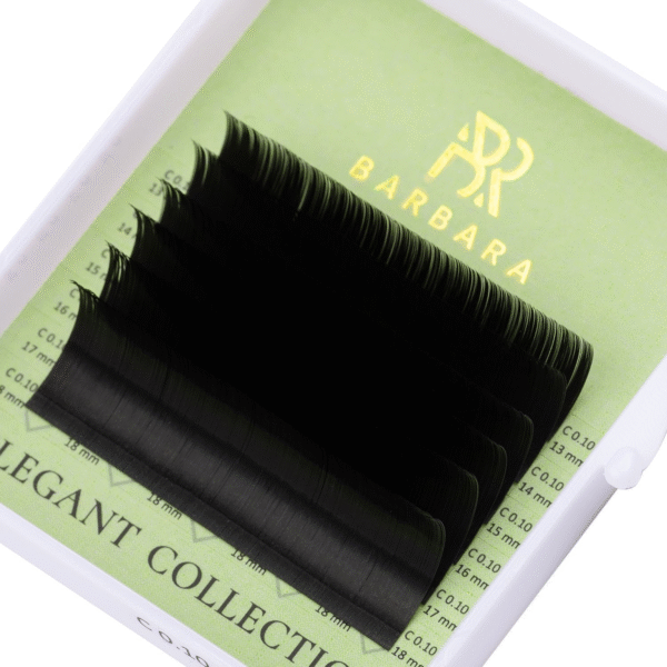 BARBARA Eyelashes black MINI - 6 lines, MIX