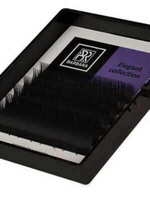 BARBARA Eyelashes black MINI Elegant - 6 lines, MIX