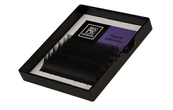BARBARA Eyelashes black MINI Elegant - 6 lines, MIX