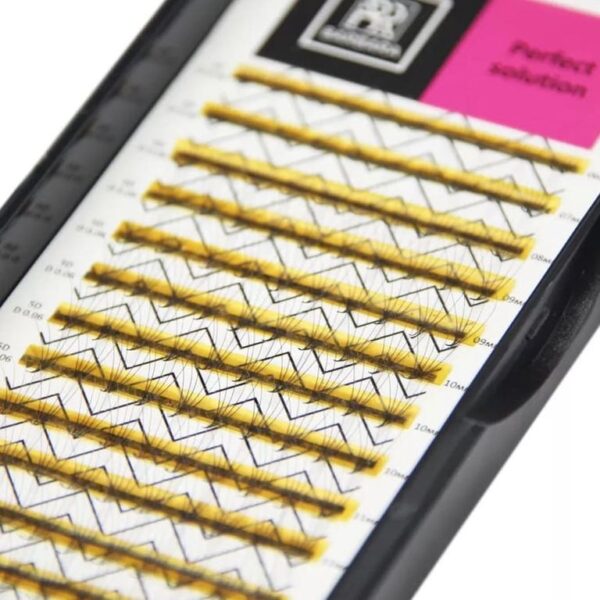 Pre-made eyelashes BARBARA "4D-5D" - MIX (12 lines)