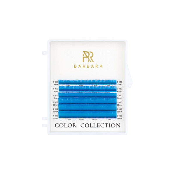 BARBARA COLORED EYELASHES Azure