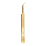 Ultra-fine Tweezers Barbara Series Gold Touch, Bent