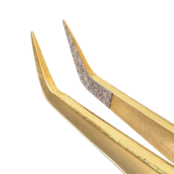 Barbara Gold Touch Series Ultra-Precision Tweezers, Type L (45 Degrees, 5mm)